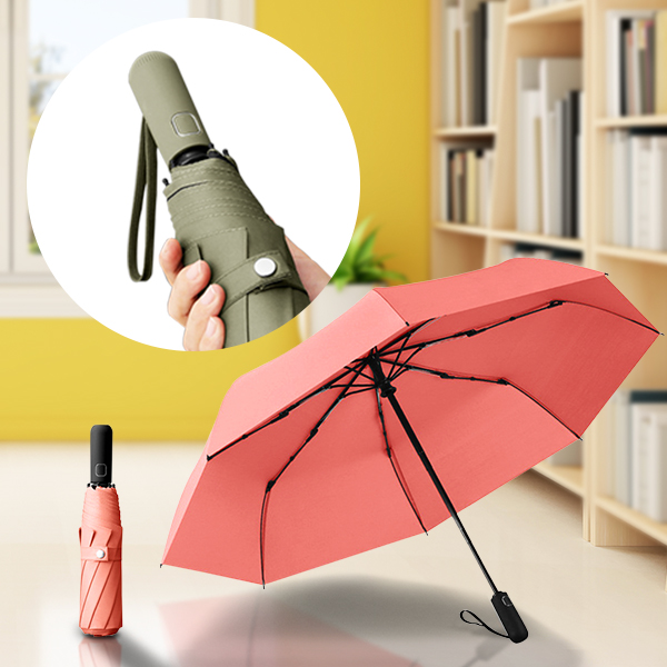Elegant Automatic 3-Fold Travel Umbrella